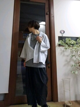 「COMMONWARE AMERICAN RAG CIE&Magine（コモンウェアアメリカンラグシーアンド マージン）のアイテム」を使った、marcoさん（メンズ・161cm）の夏コーディネート