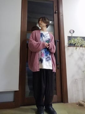 「LAD MUSICIAN（ラッドミュージシャン）のアイテム（スウェット）」を使った、marcoさん（メンズ・161cm）の秋コーディネート