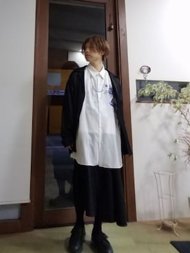 「LAD MUSICIAN（ラッドミュージシャン）のアイテム（その他アウター）」を使った、marcoさん（メンズ・161cm）の春コーディネート