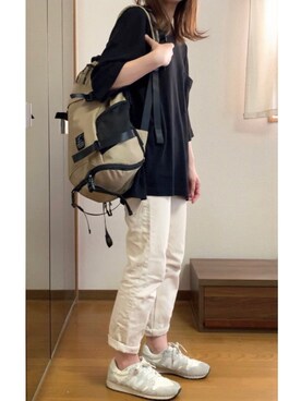 「GRADE（グレイド）のアイテム（バッグ）」を使った、yar✩さん（レディース・156cm）の夏コーディネート