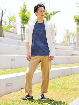 「ノーティードッグ」｜masa10さん（メンズ・170cm）の春コーディネート