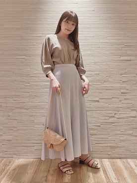 奈津実さん(レディース・155cm)の夏コーディネート