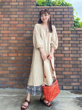 奈津実さん（レディース・155cm）の夏コーディネート
