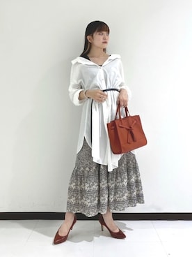 奈津実さん(レディース・155cm)の秋コーディネート