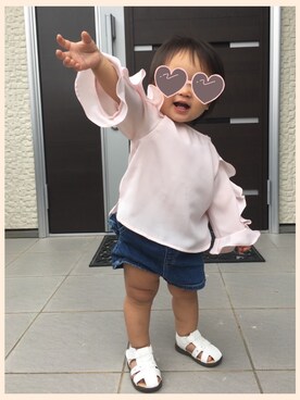 なーちゃんさん（キッズ・80cm）の春コーディネート