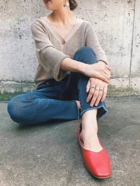 「ワッフル」｜taknk.さん（レディース・157cm）の夏コーディネート