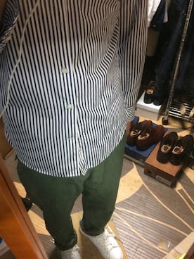 「ANGLAIS（アングレー）のアイテム」を使った、みみがーさん（メンズ・178cm）の春コーディネート