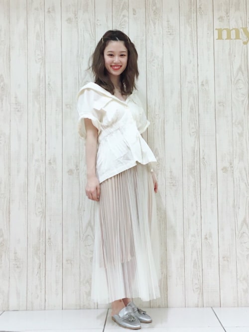 Mysty Woman 札幌ステラプレイス店hurharu Mystywomanさんのシャツ ブラウスを使ったコーディネート Zozotown