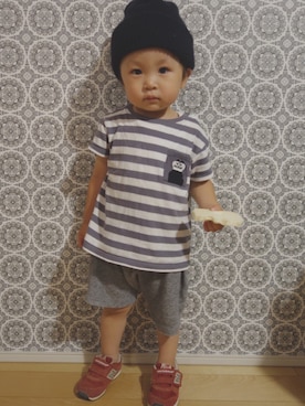 RinoRihiさん（キッズ・80cm）の夏コーディネート