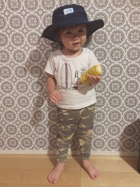 RinoRihiさん（キッズ・80cm）の夏コーディネート