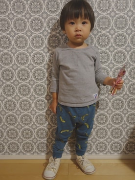 RinoRihiさん(キッズ・90cm)の秋コーディネート