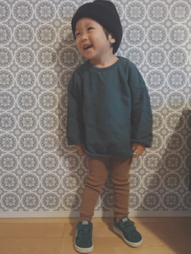 RinoRihiさん（キッズ・90cm）の秋コーディネート