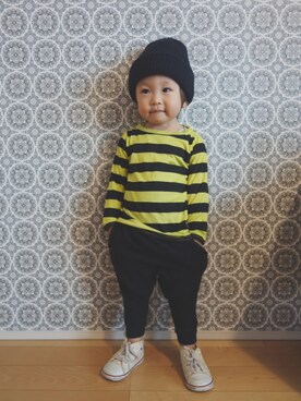 RinoRihiさん（キッズ・90cm）の秋コーディネート