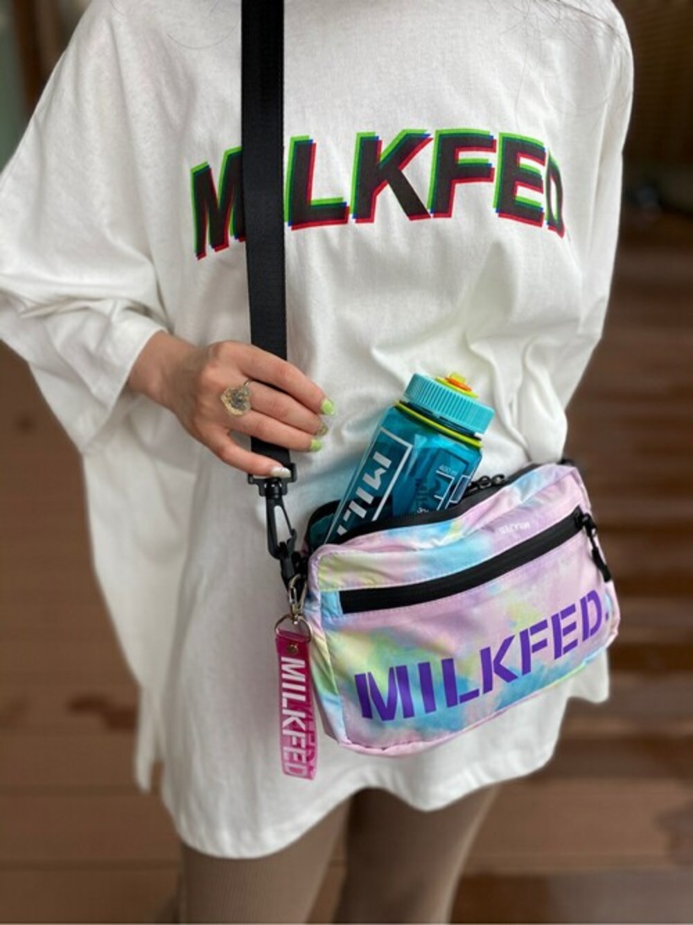 MILKFED.STAFFさんの「MILKFED. x KIU SHOULDER BAG（MILKFED.）」を使ったコーディネート