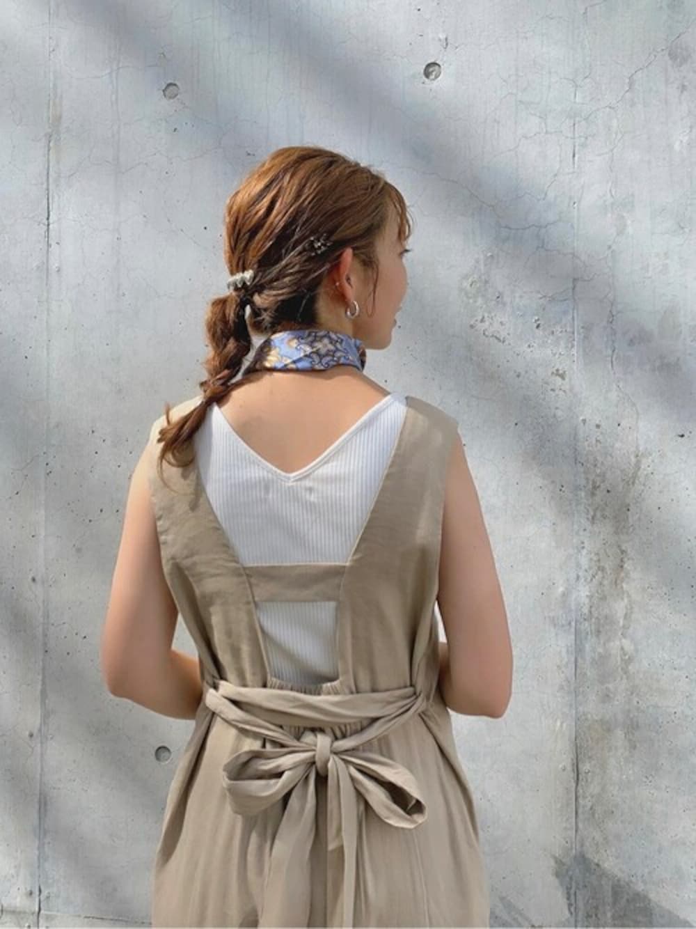 MILKFED.（ミルクフェド）の「V NECK ALL IN ONE（つなぎ