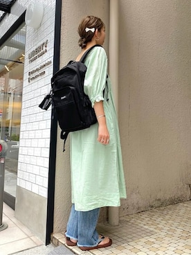 「MILKFED.（ミルクフェド）のアイテム」を使った、MILKFED.STAFFさん（レディース・164cm）の夏コーディネート