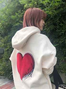 「MILKFED.（ミルクフェド）のアイテム（トートバッグ）」を使った、MILKFED.STAFFさん（レディース・159cm）の秋コーディネート