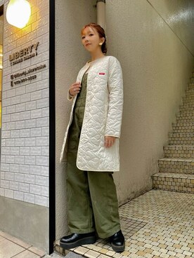 MILKFED.（ミルクフェド）の「MINI HEART QUILTED LONG JACKET（その他