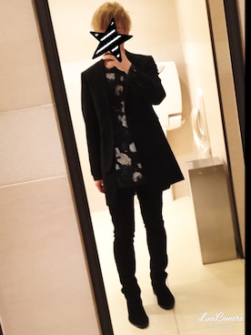 「ロングジャケット」｜やんさん（メンズ・182cm）の春コーディネート