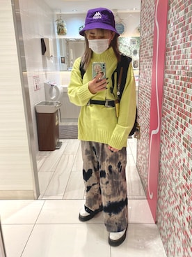 「Kappa（カッパ）のアイテム（帽子）」を使った、はおさま。さん（レディース・152cm）の秋コーディネート