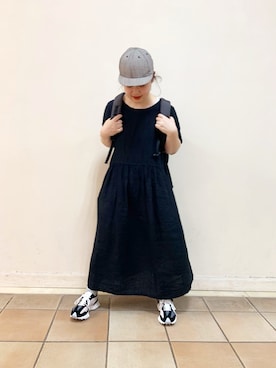 「ARC'TERYX（アークテリクス）のアイテム」を使った、mihoさん（レディース・154cm）の夏コーディネート