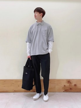 「2021春新作」｜coenきむさん（メンズ・177cm）の春コーディネート