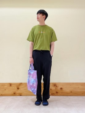 「KELTY（ケルティ）のアイテム」を使った、coenきむさん（メンズ・177cm）の夏コーディネート