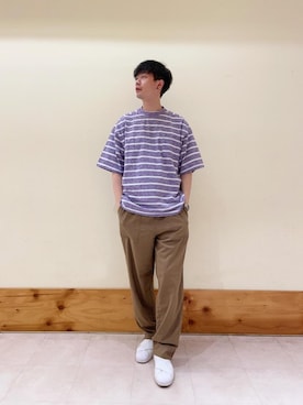 「涼しくて軽い「涼・軽パンツ」」｜coenきむさん（メンズ・177cm）の夏コーディネート