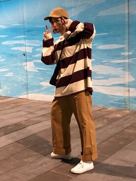 「SUPERGA（スペルガ）のアイテム（スリッポン）」を使った、wslさん（レディース・154cm）の秋コーディネート