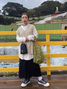 「RFW（アールエフダブル）のアイテム」を使った、wslさん（レディース・154cm）の冬コーディネート