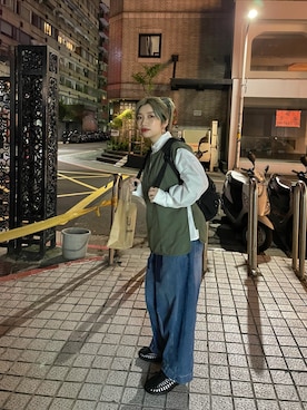 「5cm（ファイブシーエム）のアイテム」を使った、wslさん（レディース・154cm）の春コーディネート