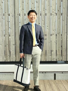 柴田さん(メンズ・163cm)の春コーディネート