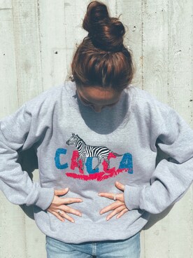 「CACCA（カッカ）のアイテム」を使った、CACCAさん（レディース・160cm）の春コーディネート