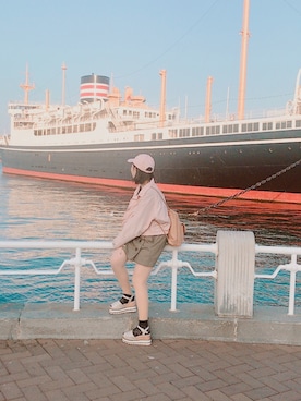 「AVAN LILY（アヴァンリリィ）のアイテム（ジャケット/アウター）」を使った、raraさん（レディース・155cm）の春コーディネート
