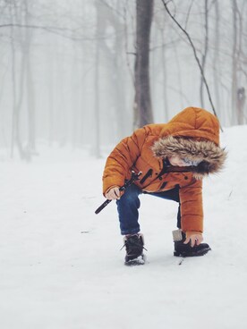 「Carter's（カーターズ）のアイテム（ブーツ）」を使った、jjeeさん（キッズ・31cm）の春コーディネート