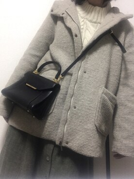 「JUNKO SHIMADA（ジュンコシマダ）のアイテム（その他アウター）」を使った、yuiさん（レディース・161cm）の冬コーディネート
