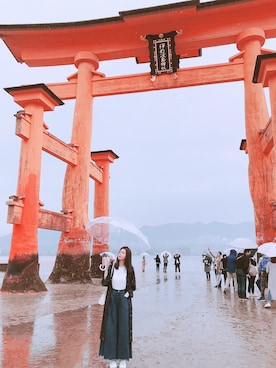 「宮島」｜Reyann芮安さん（レディース・166cm）の春コーディネート