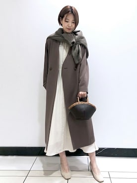 「SLOBE IENA（スローブイエナ）のアイテム（パンプス）」を使った、yuukaさん（レディース・164cm）の秋コーディネート