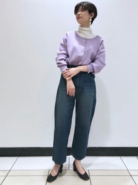 「SLOBE IENA（スローブイエナ）のアイテム（パンプス）」を使った、yuukaさん（レディース・164cm）の冬コーディネート