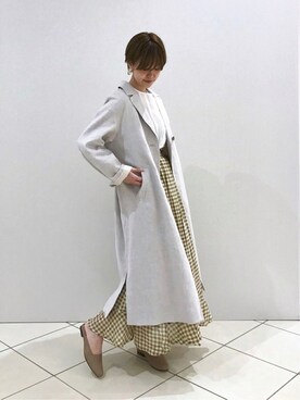 「スローブイエナ」｜「アイテム（その他シューズ）」を使った、yuukaさん（レディース・164cm）の春コーディネート