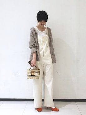 「SLOBE IENA（スローブイエナ）のアイテム（パンプス）」を使った、yuukaさん（レディース・164cm）の春コーディネート