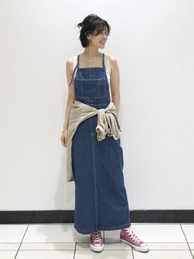 yuuka(SLOBE IENA大宮ルミネ店)｜SLOBE IENAのジャンパースカートを
