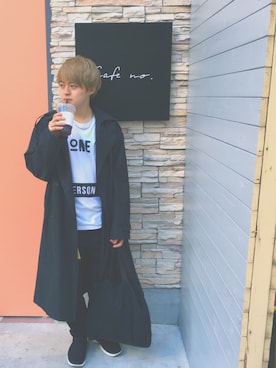 「MSGM（エムエスジーエム）のアイテム（トートバッグ）」を使った、yutoさん（メンズ・167cm）の春コーディネート
