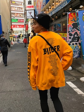 「NIKE(ナイキ)のアイテム(ショルダーバッグ)」を使った、おしまるさん(メンズ・170cm)の冬コーディネート