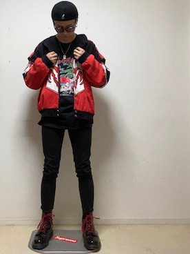 「ALIVE（アライブ）のアイテム」を使った、daigoooooさん（メンズ・172cm）の春コーディネート