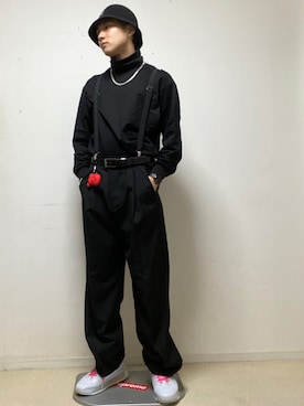 「FEKETE（フェケテ）のアイテム（パンツ）」を使った、daigoooooさん（メンズ・172cm）の春コーディネート