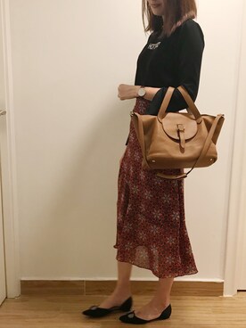 「STUART WEITZMAN（スチュアートワイツマン）のアイテム（その他シューズ）」を使った、colovehhさん（レディース・170cm）の秋コーディネート