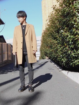 Ｕ字さん（メンズ・178cm）の冬コーディネート