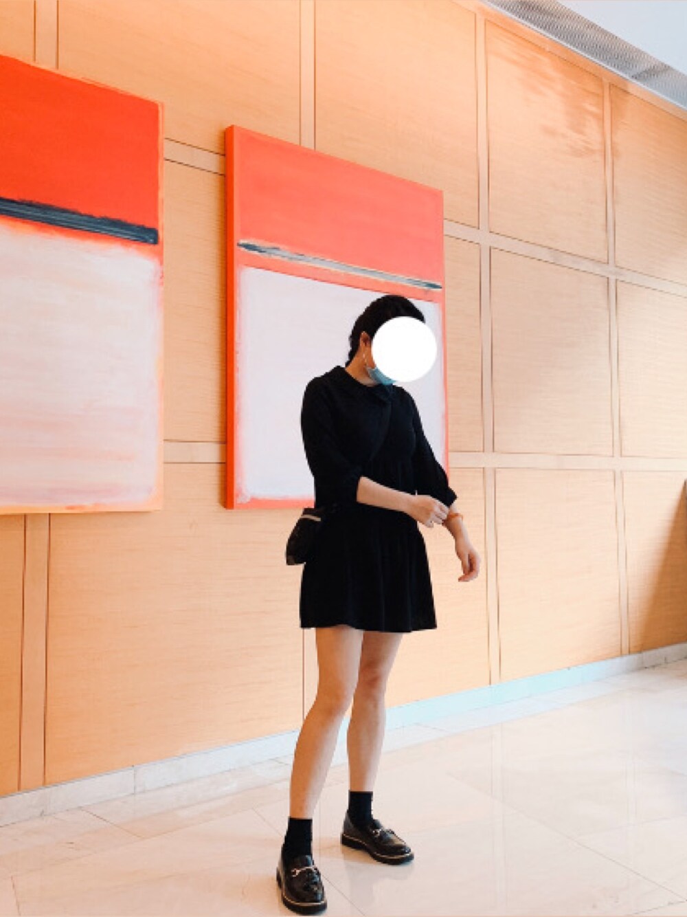 「ootd、街頭穿搭、164cm」｜「ZARAのアイテム（チュニック、ブラック系）」を使った、Regina 💜さん（レディース・164cm）の春コーディネートの1枚目の写真