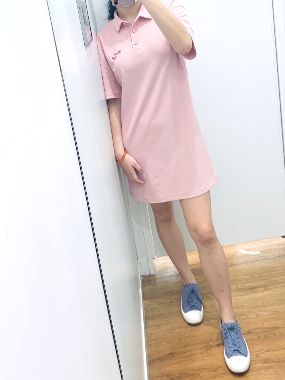 「164cm、ootd、街頭穿搭」｜「GUのアイテム（スリッポン、パープル系）」を使った、Regina 💜さん（レディース・164cm）の春コーディネートの1枚目の写真